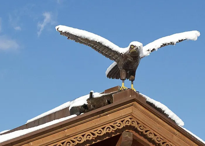 Alpenchalet Bruecke Dağ evi